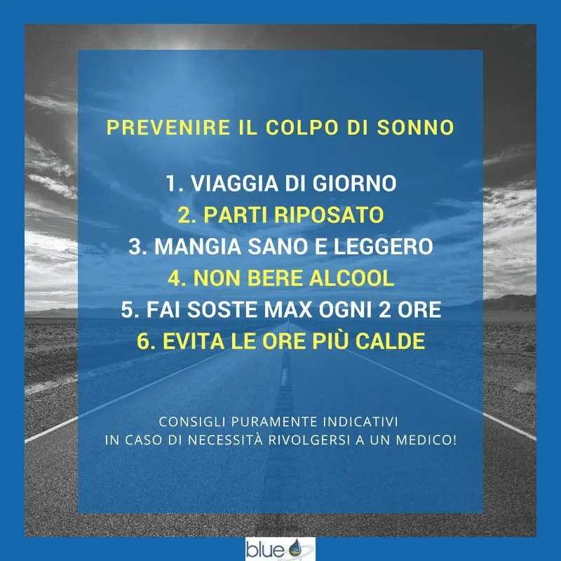 Rimedi contro il colpo di sonno