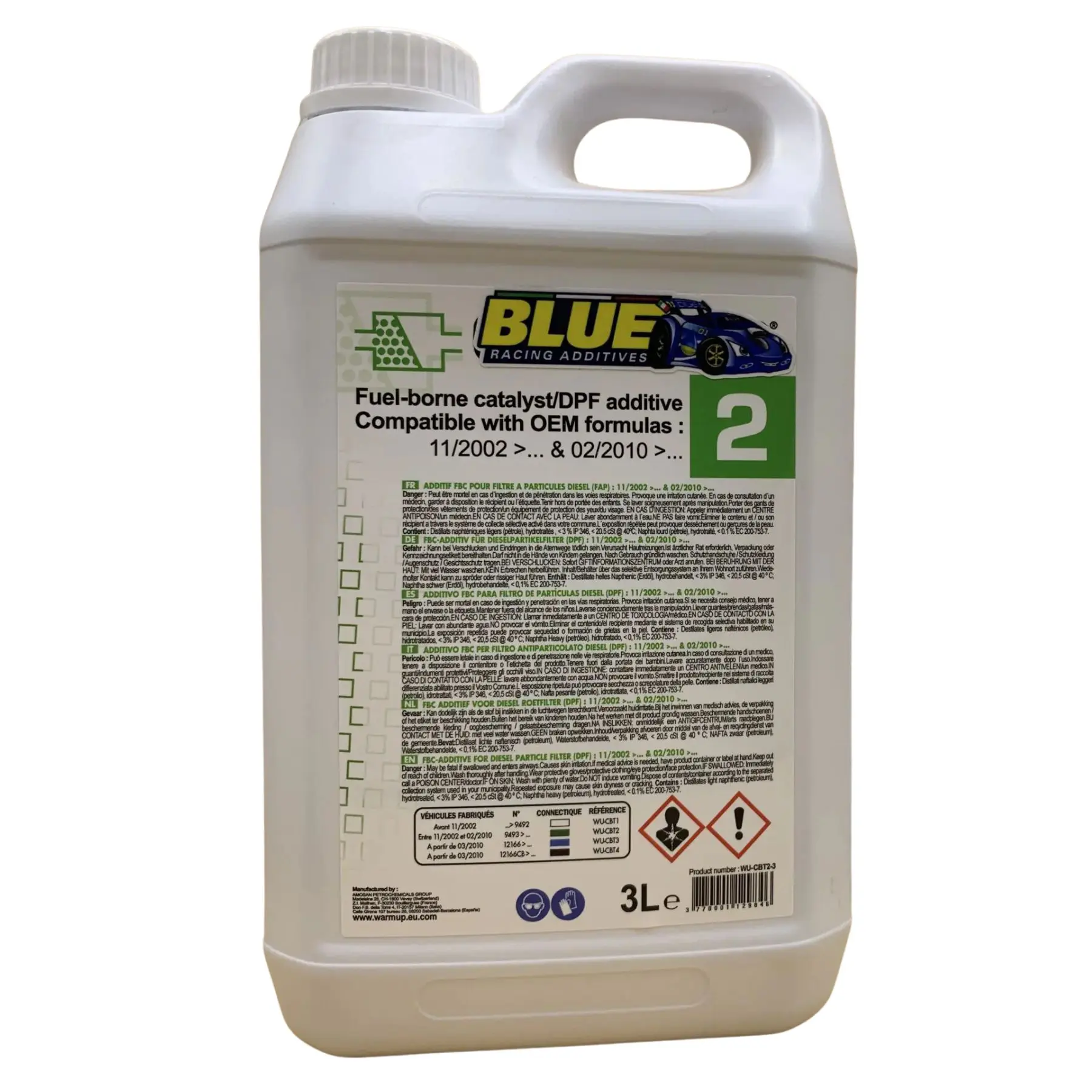 Cerina 2 Per FAP Filtro Antiparticolato Diesel 3 Litri